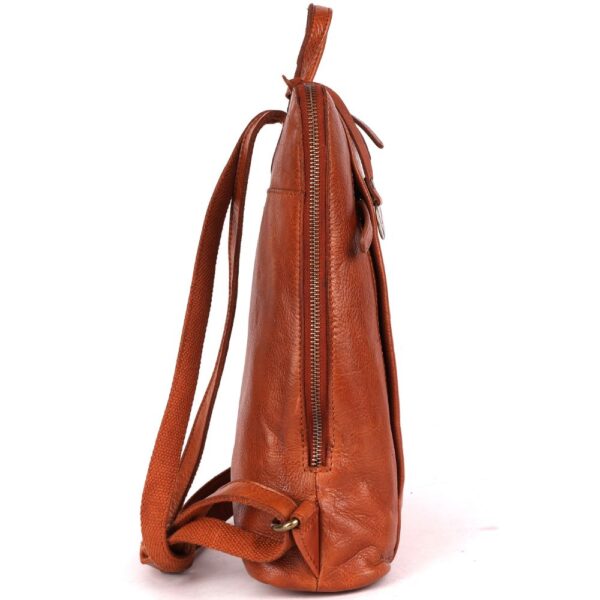 BACKPACK – Genuine Cognac Leather Backpack for Women & Men