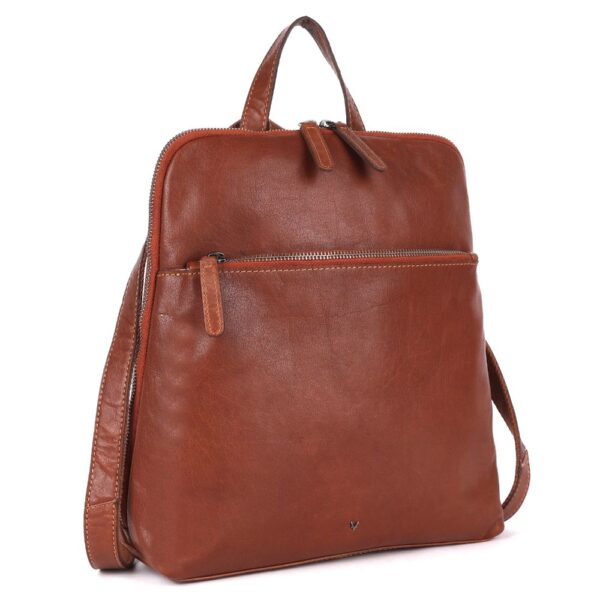 DAHLIA BACKPACK – Genuine Tan Leather Backpack for Women