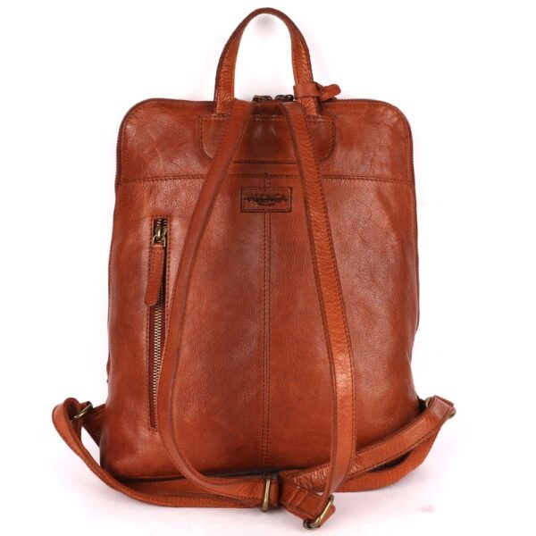 BACKPACK – Genuine Cognac Leather Backpack for Women & Men