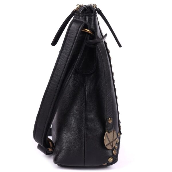 Genuine Italian Leather Boho Studded Crossbody Sling Bag – Stylish, Durable & Perfect for Everyday Use