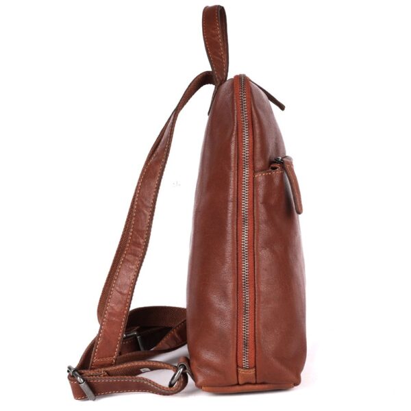 DAHLIA BACKPACK – Genuine Tan Leather Backpack for Women