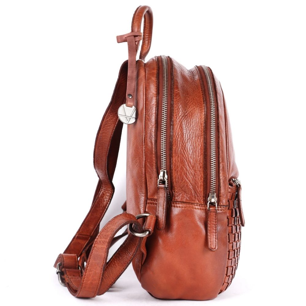 SOFIA BACKPACK – Genuine Brown Leather Backpack for Women & Men