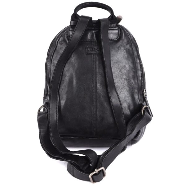 SOFIA BACKPACK – Genuine Leather Backpack for Women & Men- Black