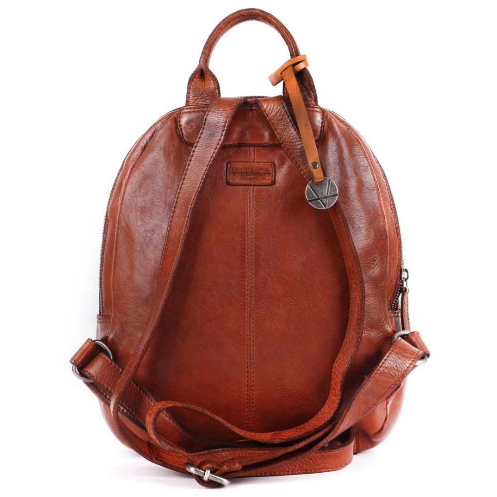 SOFIA BACKPACK – Genuine Brown Leather Backpack for Women & Men