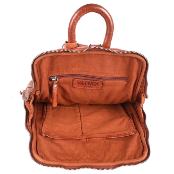 CHLOE BACKPACK – Genuine Leather Backpack for Women & Men- Cognac