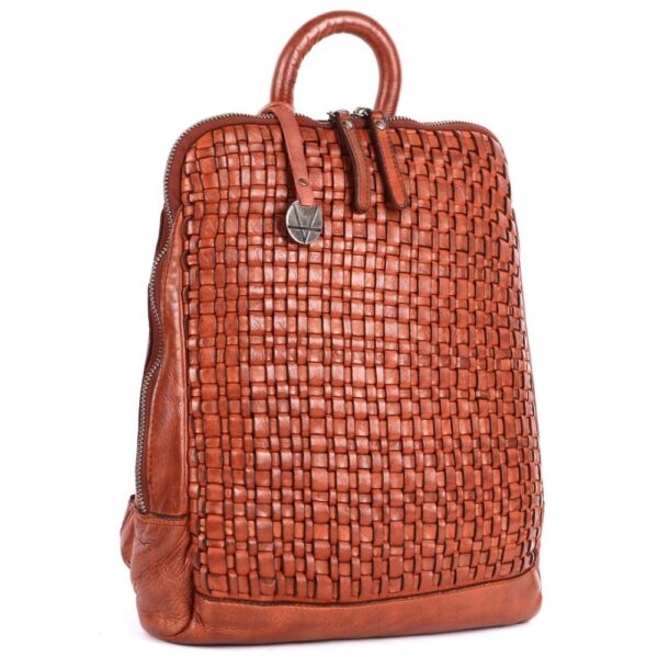 CHLOE BACKPACK – Genuine Leather Backpack for Women & Men- Cognac