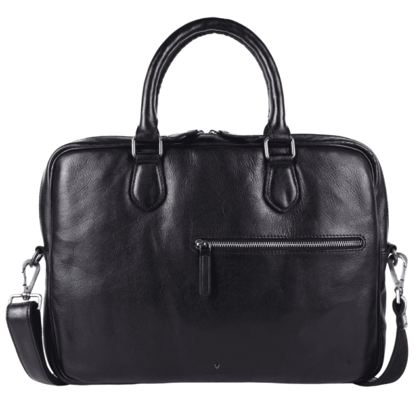 Genuine Italian Leather 14-Inch Laptop Messenger Bag for Men – Multifunctional Satchel Shoulder Bag with Detachable Strap