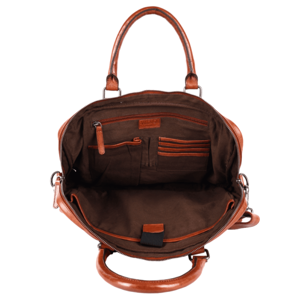 Genuine Italian Leather 14-Inch Laptop Messenger Bag for Men – Multifunctional Satchel Shoulder Bag with Detachable Strap (Copy)