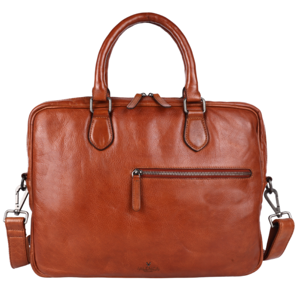 Genuine Italian Leather 14-Inch Laptop Messenger Bag for Men – Multifunctional Satchel Shoulder Bag with Detachable Strap (Copy)