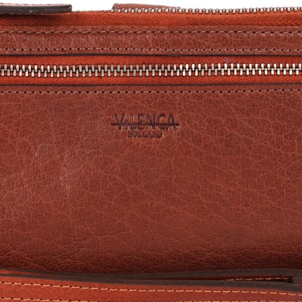 WINNIE LADY PURSE – Genuine Tan Leather Wallet for Women with Detachable Wristlet