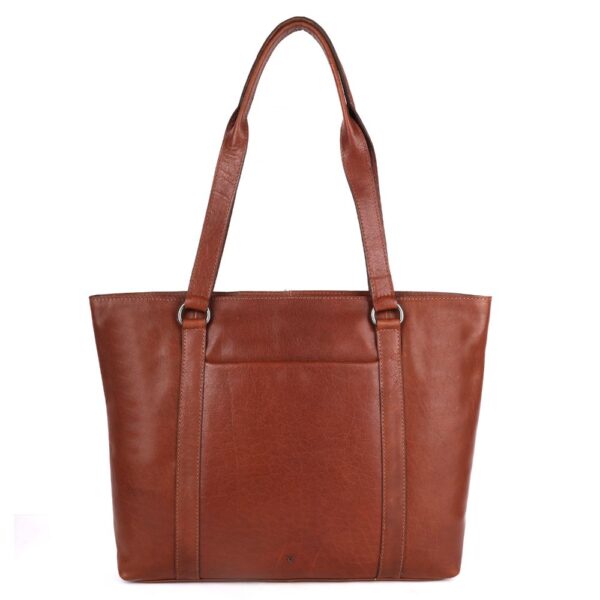 KATIE TOTE BAG – Genuine Tan Leather Tote Bag for Women