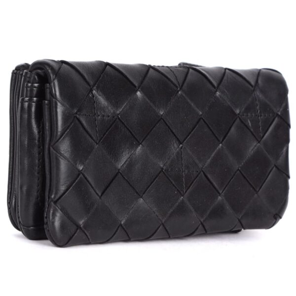 VIOLET LADIES WALLET – Genuine Black Leather Wallet for Women