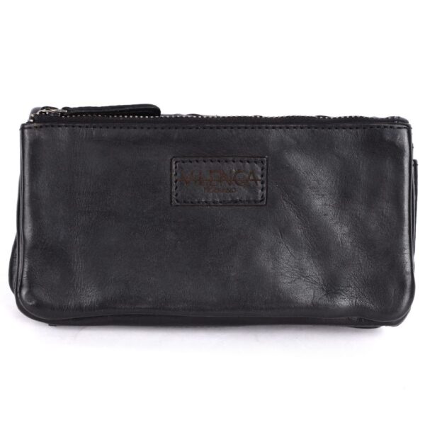 VIOLET LADIES WALLET – Genuine Black Leather Wallet for Women