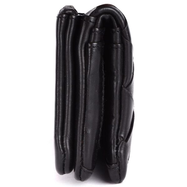 VIOLET LADIES WALLET – Genuine Black Leather Wallet for Women