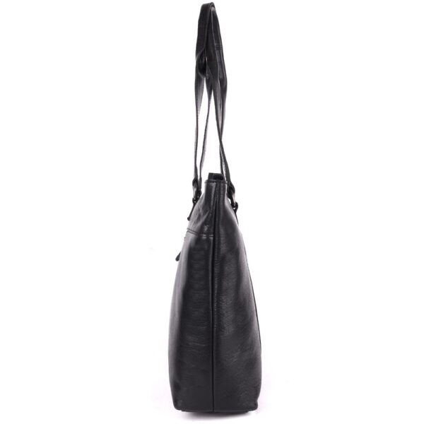 KATIE TOTE BAG – Genuine Leather Tote Bag for Women- Black