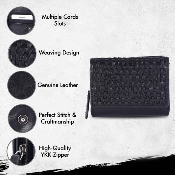 SKYLAR LADY WALLET – Genuine Leather Women's Wallet with RFID Blocking