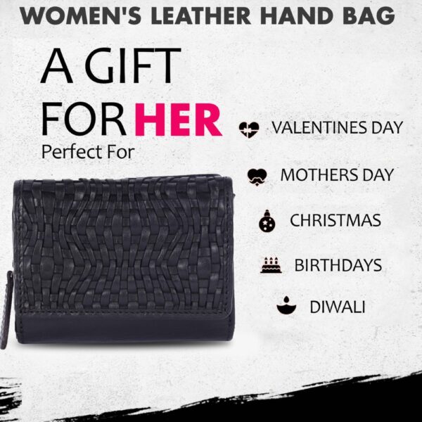 SKYLAR LADY WALLET – Genuine Leather Women's Wallet with RFID Blocking