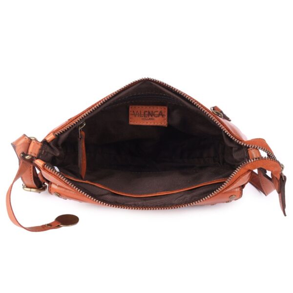 Genuine Italian Leather Boho Studded Crossbody Sling Bag - Stylish, Durable, & Perfect for Everyday Use for women