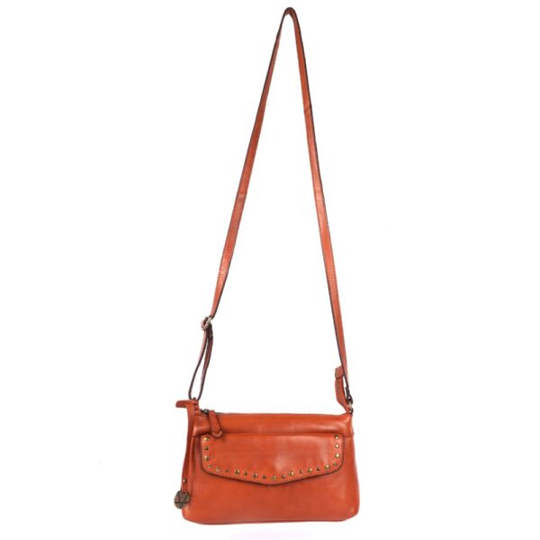 Genuine Italian Leather Boho Studded Crossbody Sling Bag - Stylish, Durable, & Perfect for Everyday Use for women