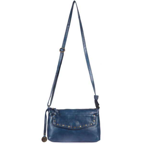 Genuine Italian Leather Boho Studded Crossbody Sling Bag - Stylish, Durable, & Perfect for Everyday Use for women