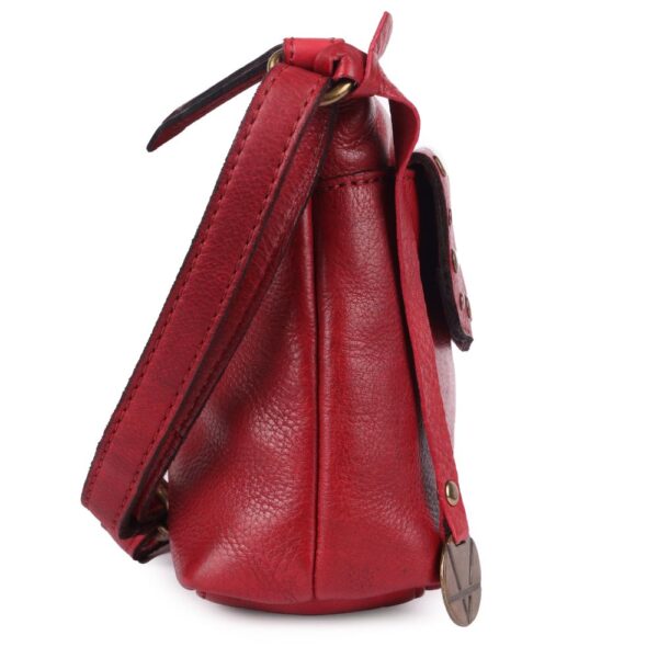 Genuine Italian Leather Boho Studded Crossbody Sling Bag - Stylish, Durable, & Perfect for Everyday Use for women