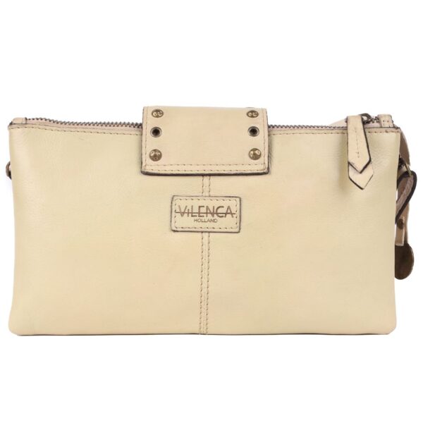 9.5 inch Genuine Italian Leather Boho Studded Crossbody Sling Bag - Stylish, Durable, & Perfect for Everyday Use for women
