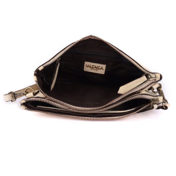 9.5 inch Genuine Italian Leather Boho Studded Crossbody Sling Bag - Stylish, Durable, & Perfect for Everyday Use for women
