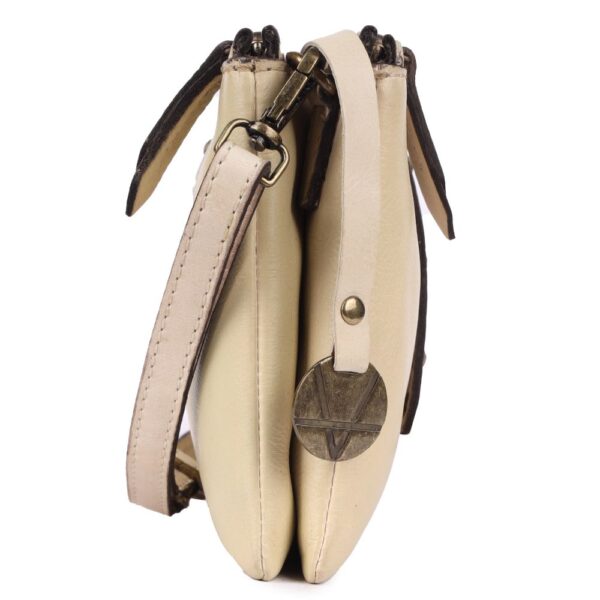 9.5 inch Genuine Italian Leather Boho Studded Crossbody Sling Bag - Stylish, Durable, & Perfect for Everyday Use for women