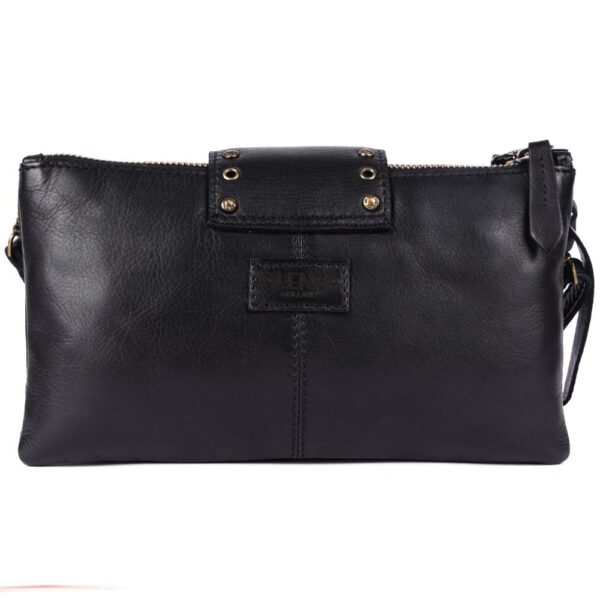9.5 inch Genuine Italian Leather Boho Studded Crossbody Sling Bag - Stylish, Durable, & Perfect for Everyday Use for women