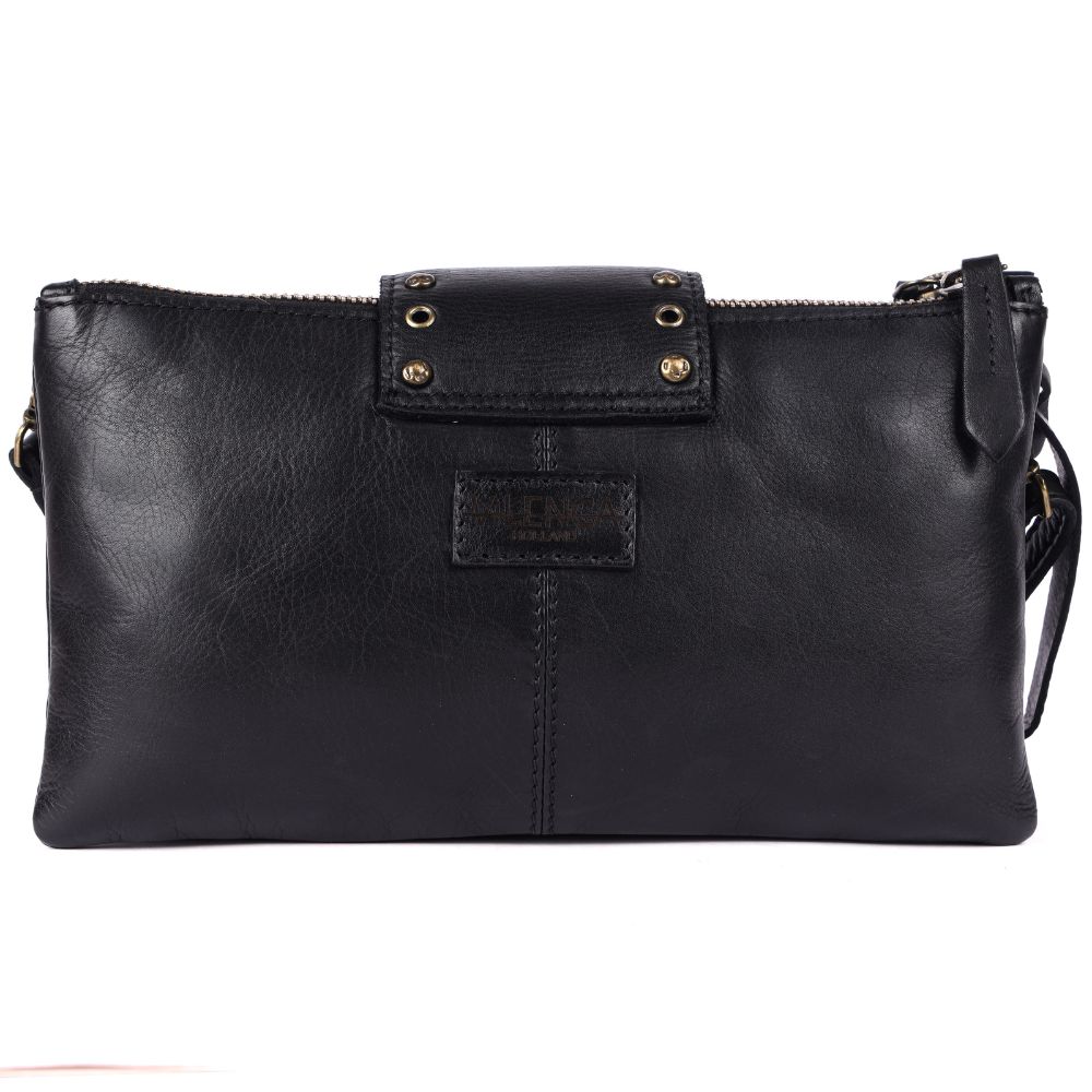 9.5 inch Genuine Italian Leather Boho Studded Crossbody Sling Bag - Stylish, Durable, & Perfect for Everyday Use for women