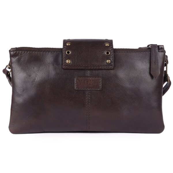 9.5 inch Genuine Italian Leather Boho Studded Crossbody Sling Bag - Stylish, Durable, & Perfect for Everyday Use for women