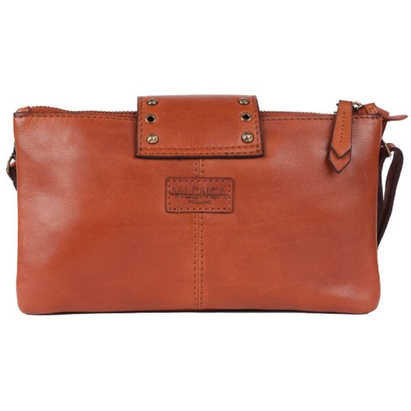 9.5 inch Genuine Italian Leather Boho Studded Crossbody Sling Bag - Stylish, Durable, & Perfect for Everyday Use for women