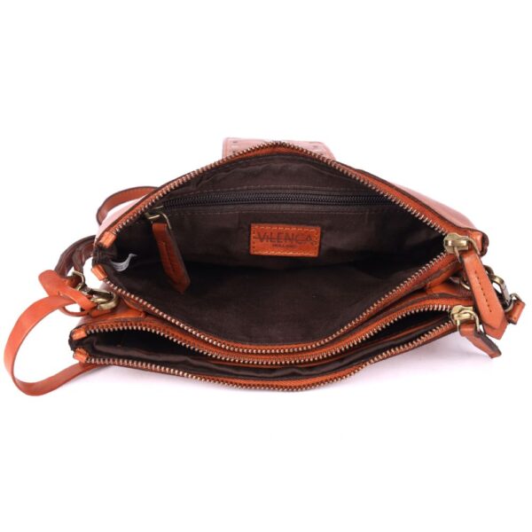 9.5 inch Genuine Italian Leather Boho Studded Crossbody Sling Bag - Stylish, Durable, & Perfect for Everyday Use for women