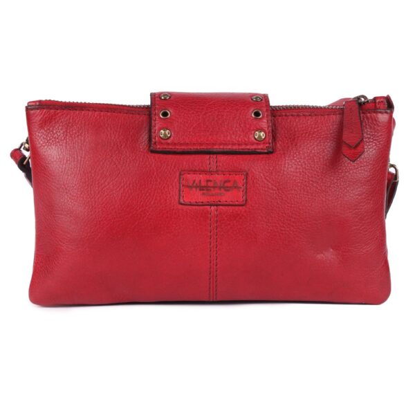 9.5 inch Genuine Italian Leather Boho Studded Crossbody Sling Bag - Stylish, Durable, & Perfect for Everyday Use for women