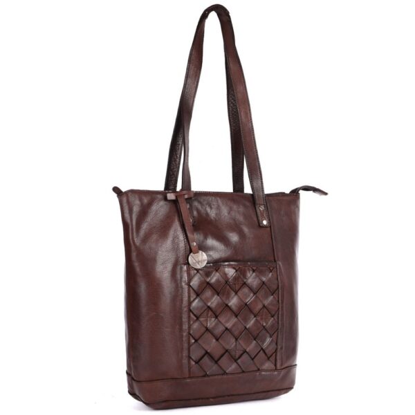 AVA SHOULDER BAG – Genuine Leather Women's Tote Handbag & Satchel Purse