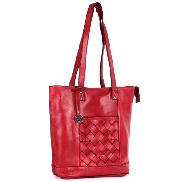 AVA SHOULDER BAG – Genuine Leather Women's Tote Handbag & Satchel Purse