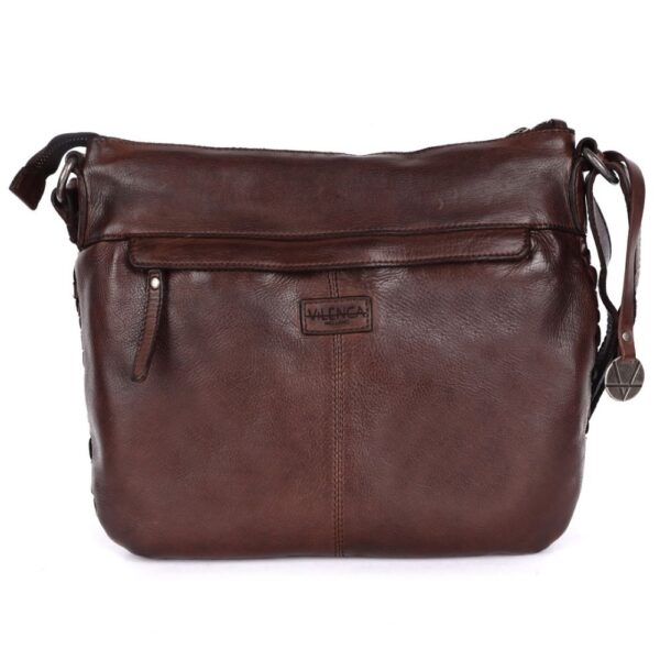 Genuine Leather Crossbody Sling Bag for Women, Purse for Women Trendy Casual Office Bag with Adjustable Strap