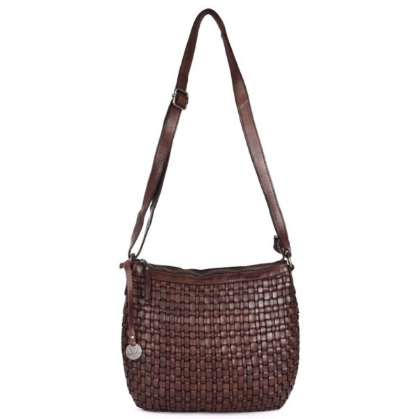 Genuine Leather Crossbody Sling Bag for Women, Purse for Women Trendy Casual Office Bag with Adjustable Strap