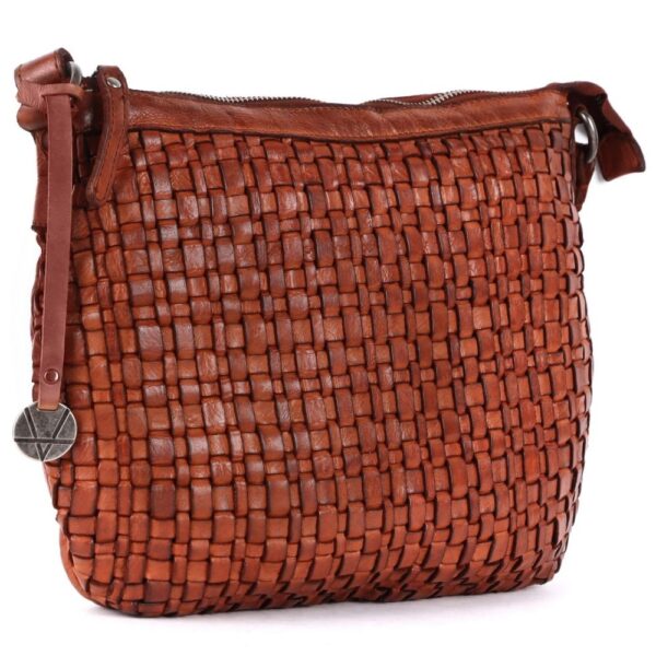 Genuine Leather Crossbody Sling Bag for Women, Purse for Women Trendy Casual Office Bag with Adjustable Strap