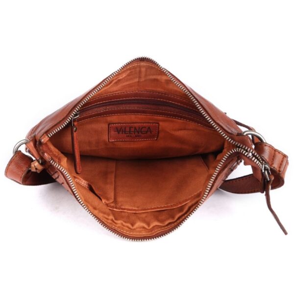 Genuine Leather Crossbody Sling Bag for Women, Purse for Women Trendy Casual Office Bag with Adjustable Strap