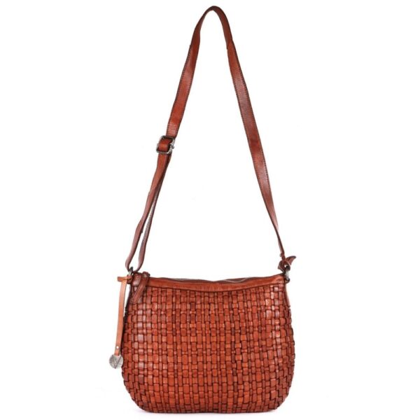 Genuine Leather Crossbody Sling Bag for Women, Purse for Women Trendy Casual Office Bag with Adjustable Strap