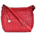 Genuine Leather Crossbody Sling Bag for Women, Purse for Women Trendy Casual Office Bag with Adjustable Strap