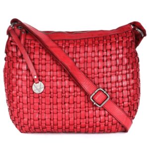 Genuine Leather Crossbody Sling Bag for Women, Purse for Women Trendy Casual Office Bag with Adjustable Strap