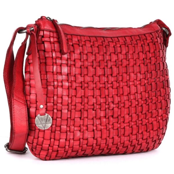 Genuine Leather Crossbody Sling Bag for Women, Purse for Women Trendy Casual Office Bag with Adjustable Strap