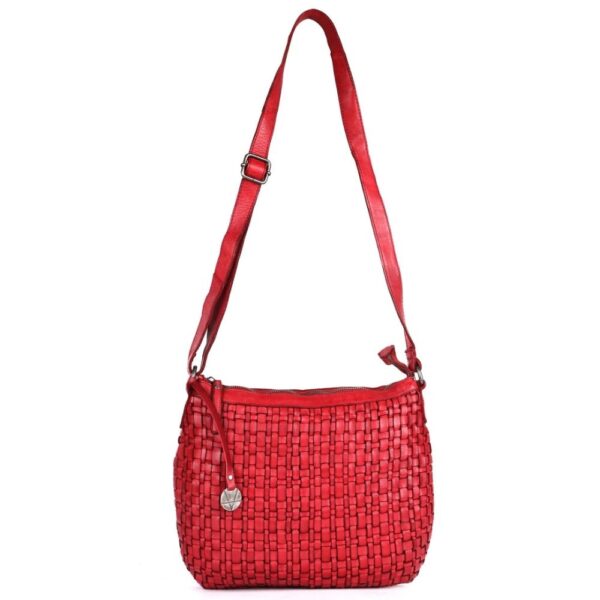 Genuine Leather Crossbody Sling Bag for Women, Purse for Women Trendy Casual Office Bag with Adjustable Strap