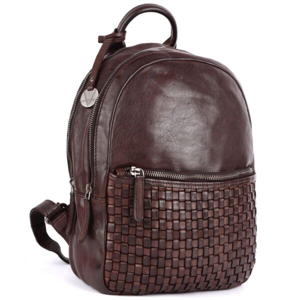 SOFIA BACKPACK – Genuine Leather Backpack for Women & Men- Brown