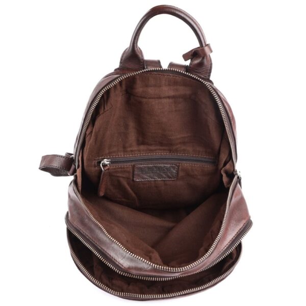 SOFIA BACKPACK – Genuine Leather Backpack for Women & Men- Brown