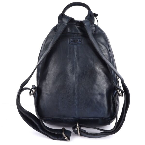 SOFIA BACKPACK – Genuine Leather Backpack for Women & Men- Navy