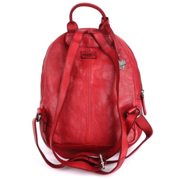 SOFIA BACKPACK – Genuine Leather Backpack for Women & Men- Red