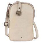 Genuine Italian Leather Small Leather Crossbody Bags For Women Cell Phone Purse, Trendy Casual Detachable Strap